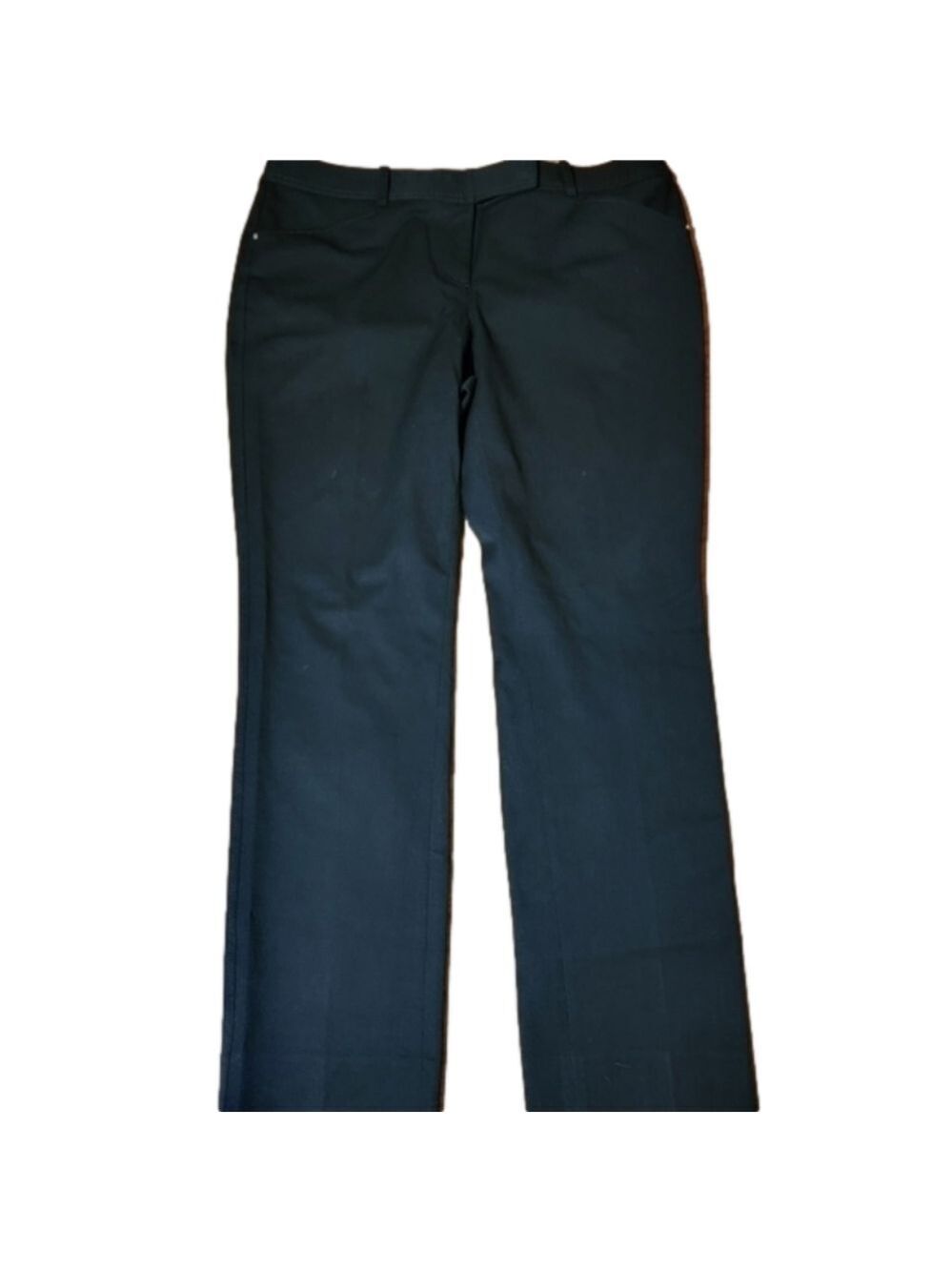 EUC White House Black Market Black. Slim Leg Trousers Size 10R
